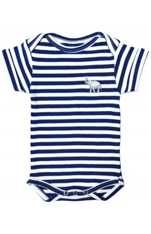 ROYAL BLUE AND WHITE SRIPED BABY SUIT